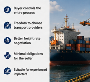 Voordelen van internationale logistieke planning en transportmanagement onder EXW-voorwaarden