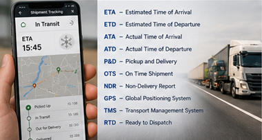 Planner die zendingstracking, ETA en POD-transportstatussen monitort