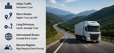 Prijsstelling voor langeafstandsvrachttransport en Europese logistieke routes
