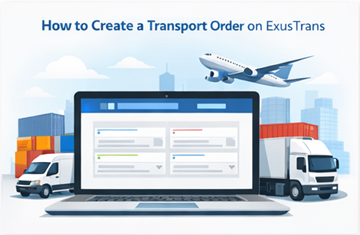 Maak een transportopdracht aan op ExusTrans via de online transportmarktplaats.