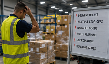 Uitdagingen in groupagelogistiek, waaronder magazijnsortering, leververtragingen en vrachttransportoperaties