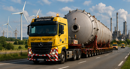 Buitenmaats transport ter ondersteuning van Europese industrie- en infrastructuurprojecten
