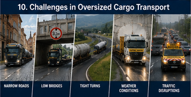 Uitdagingen bij transport van exceptionele lading door moeilijke wegen en stedelijke infrastructuur