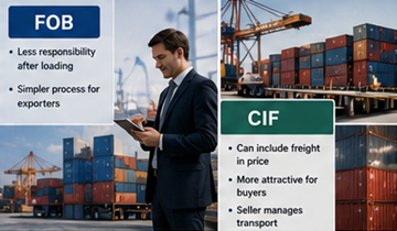 Exporteur die internationale cargozendingen en verzendovereenkomsten beheert