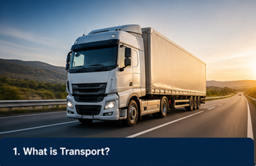 Vrachtwagen die goederen vervoert op een Europese snelweg, logistiek transportconcept