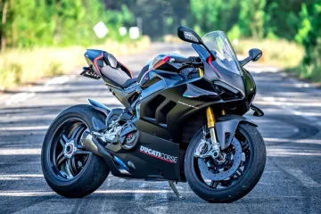 Vervoerder Motor Ducati Panigale in Oslo Noorwegen